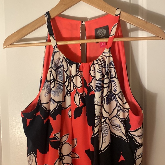 Vince Camuto scuba neck fit and flare dress - Picture 3 of 7